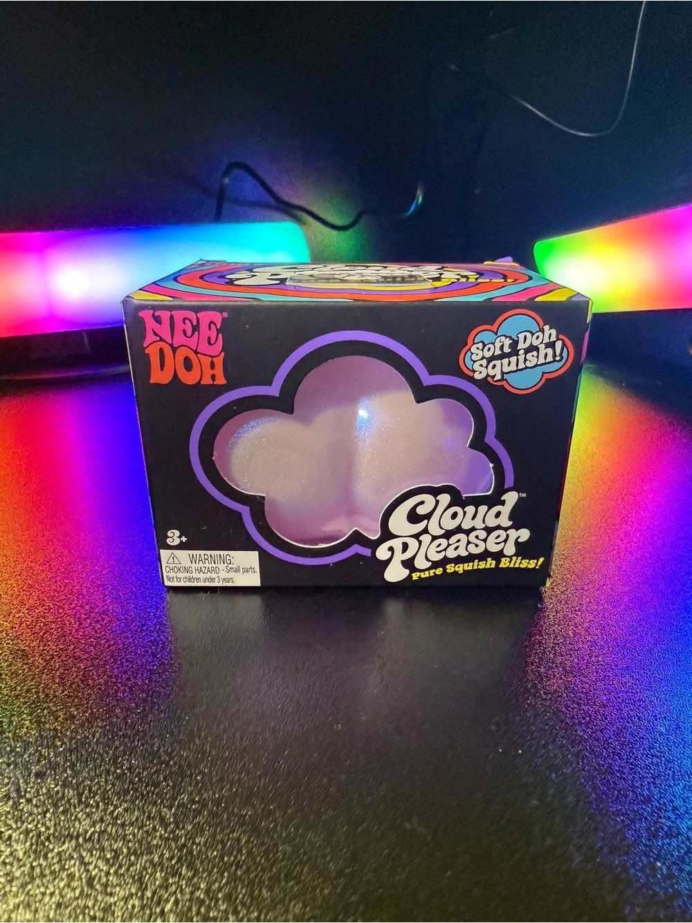 Nee Doh Cloud Pleaser Soft Squish Kids Toy - Purple
